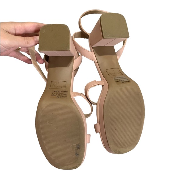 Wonderly Callie Pink block heel sandal size 8 - Picture 8 of 8